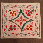 Elegant Uzbekistan Wool Rug
