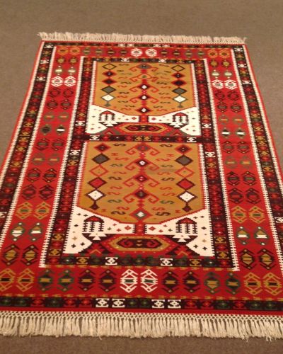 Ornate Ipek Kilim Weave